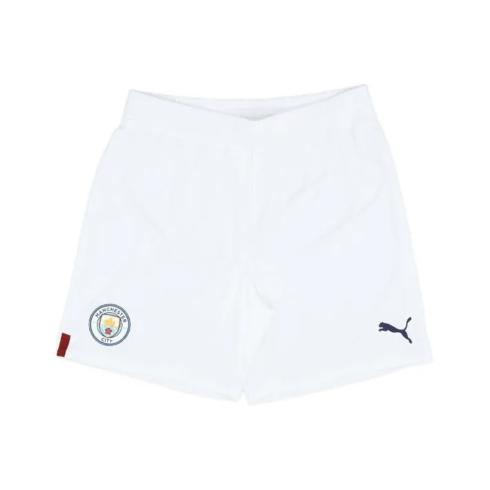 PUMA Manchester City Home Белые Мужские Футбольные Штаны