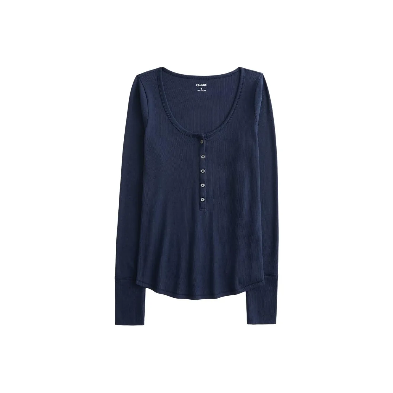 Hollister T-Shirt Женская Морской Синий