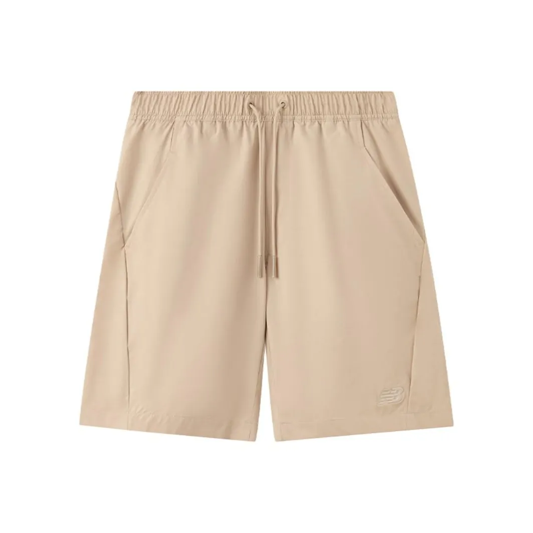 New Balance совместные повседневные шорты мужские бежевые