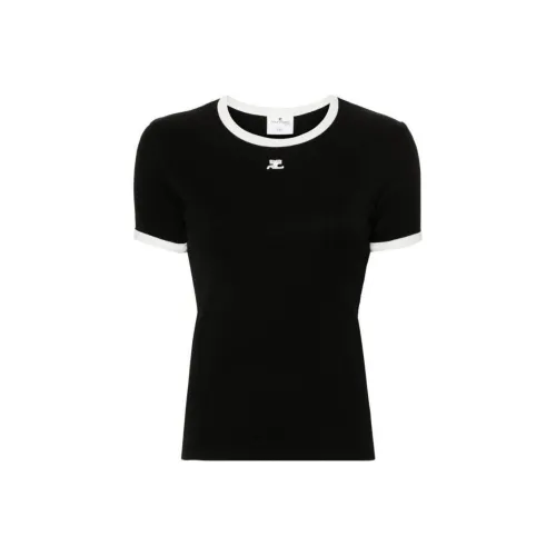 COURREGES Черные Женские Рубашки T
