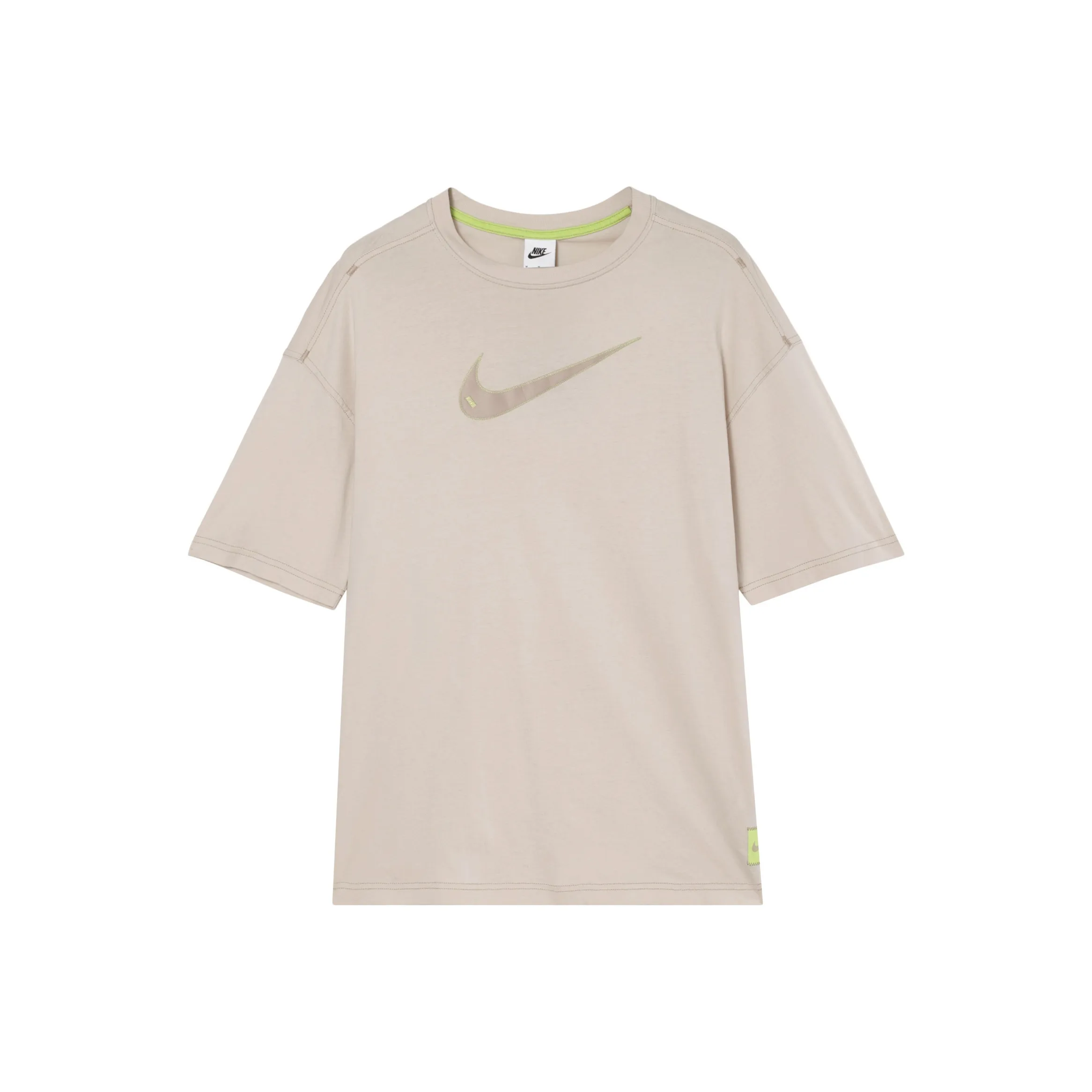 Nike Women'ss Sportswear Swoosh Retro Sporty Crewneck T-Shirt White