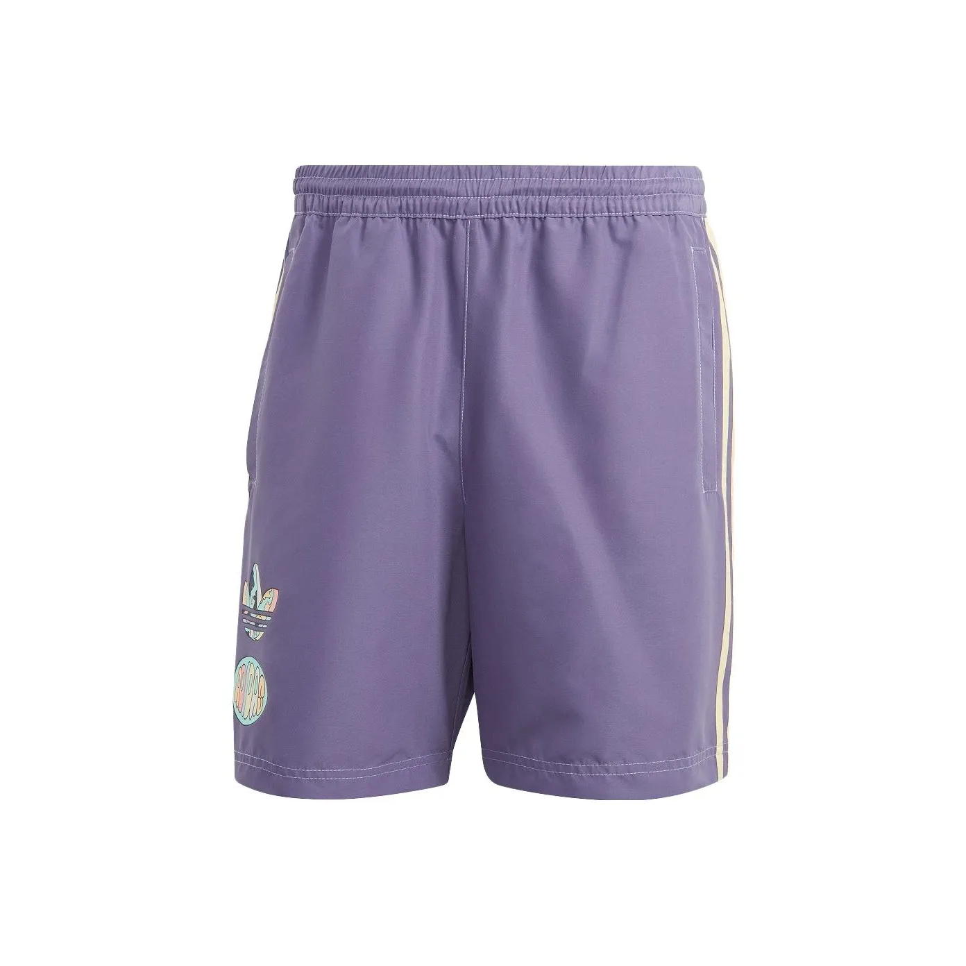 Adidas Originals ENJOY POLY Sports Shorts Men Technology Purple