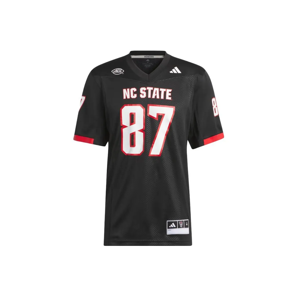 Adidas North Carolina State Черная Мужская Футбольная Джерси