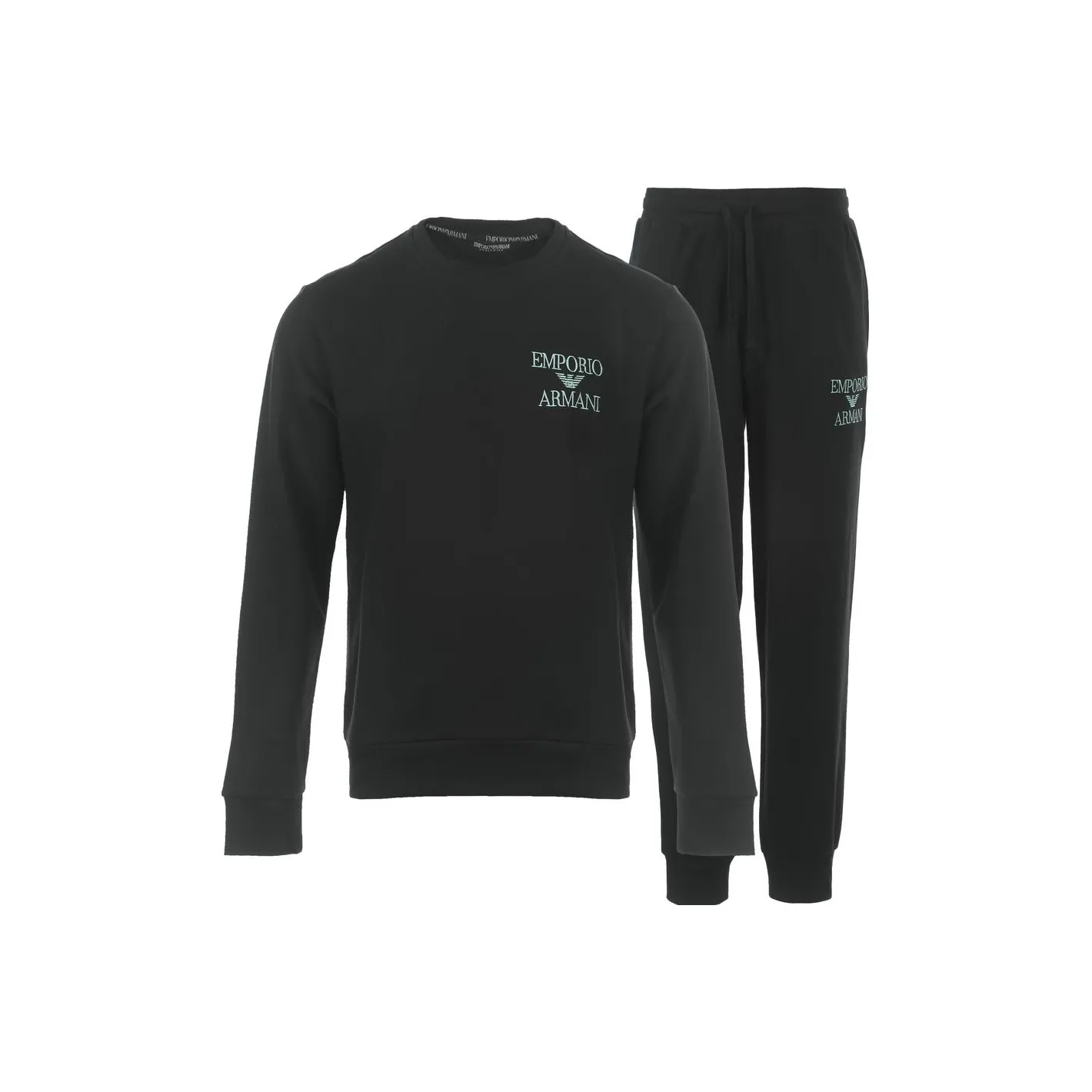 EMPORIO ARMANI FW23 Комплект Свитшот Мужской Черный