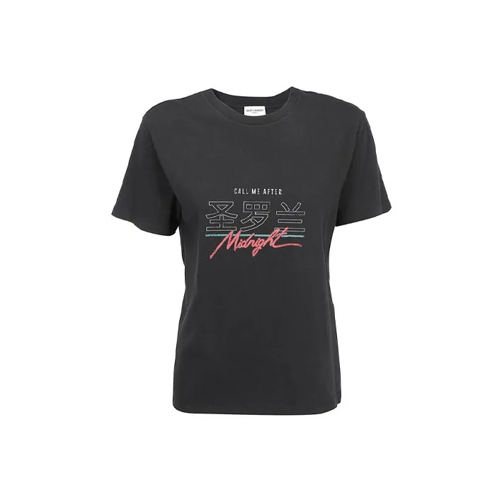 SAINT LAURENT T Shirt Women's Black