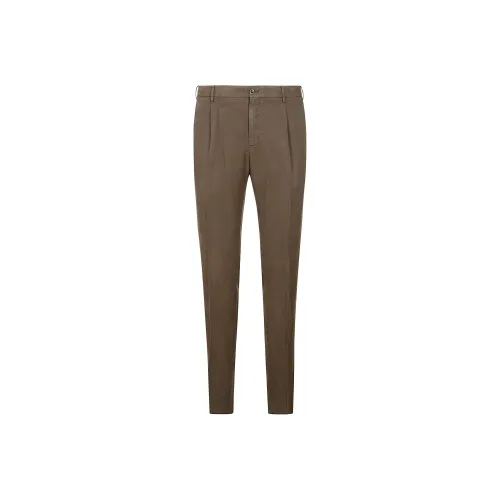 PT Pantaloni Torino Темный кофейный Мужские Повседневные брюки