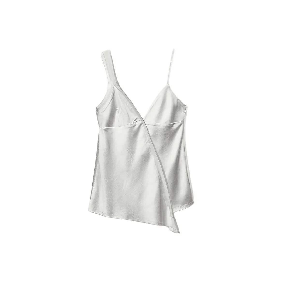 ZARA Tank Tops Women's Blue Gray