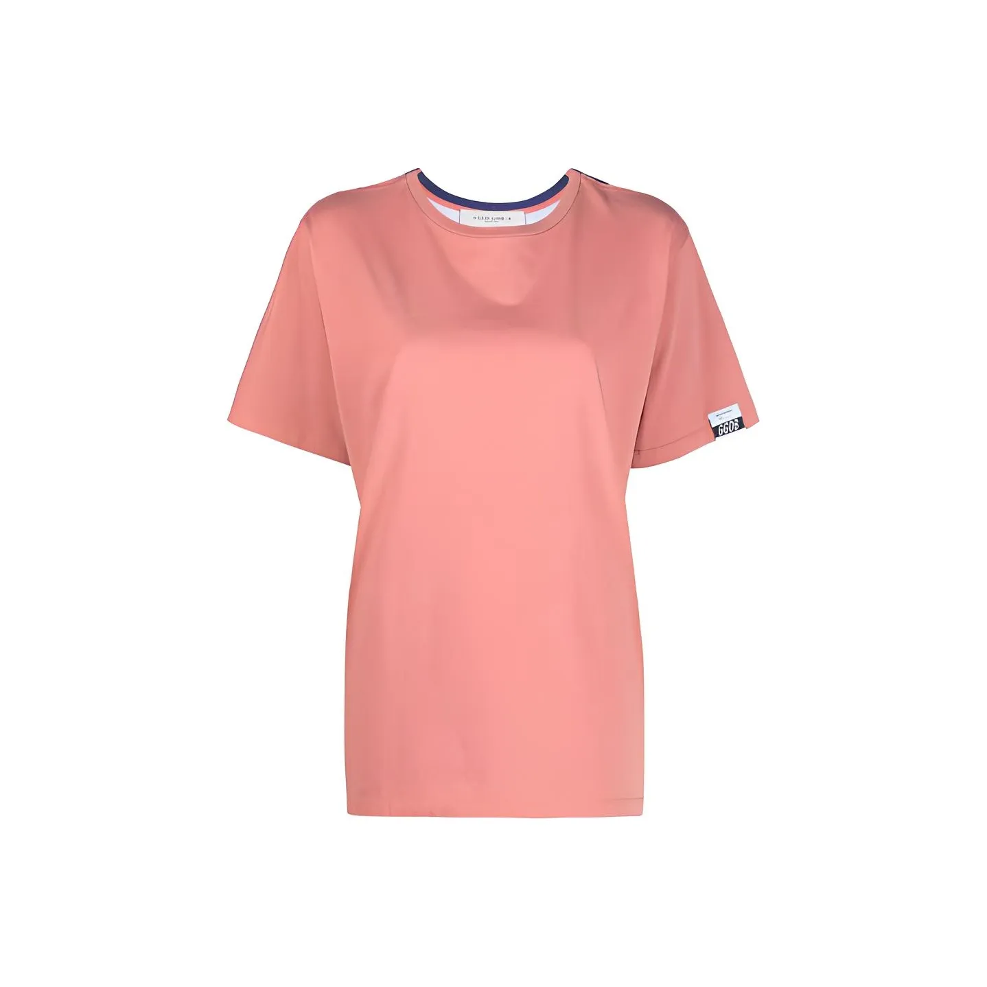 Golden Goose T-рубашка с рукавом-кафтан женская розовая