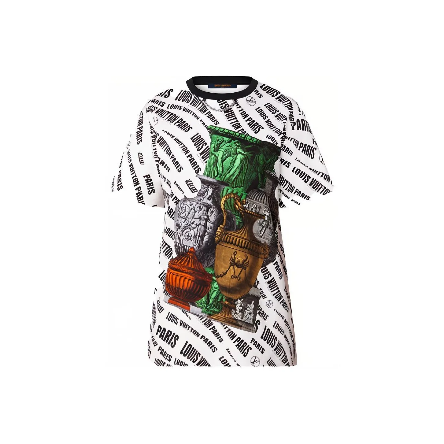 LOUIS VUITTON FW21 Стандартная футболка Женская Белая