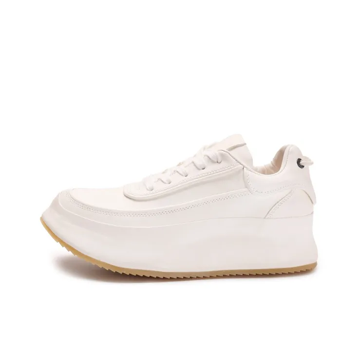 Viplander Анти-скользящий и износостойкий увеличивающий высоту низкий топ повседневный унисекс состаренный белый