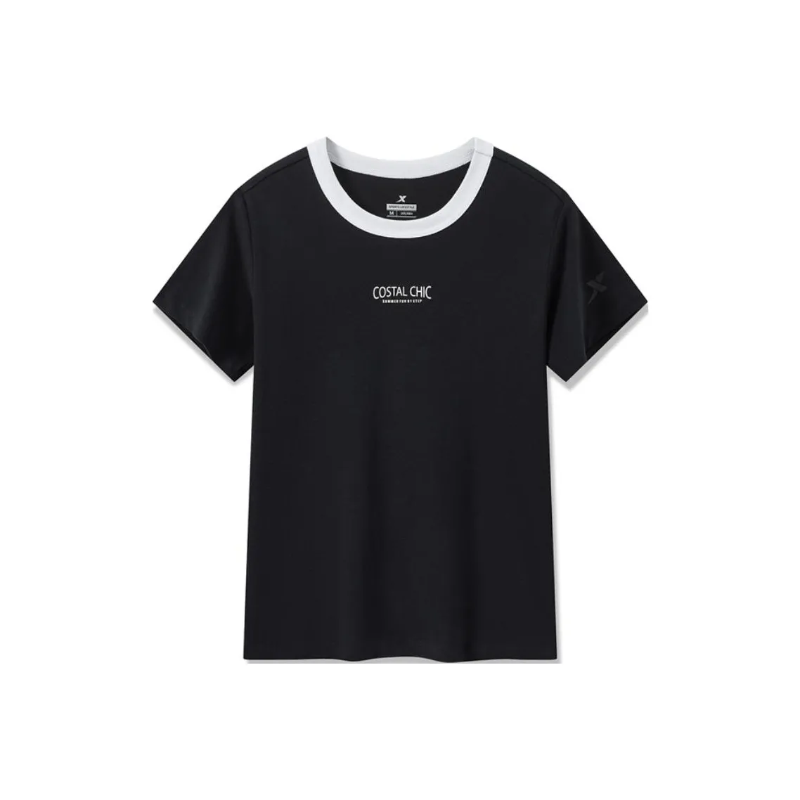 XTEP Vitality Series T-Shirts Women's Jet Black
