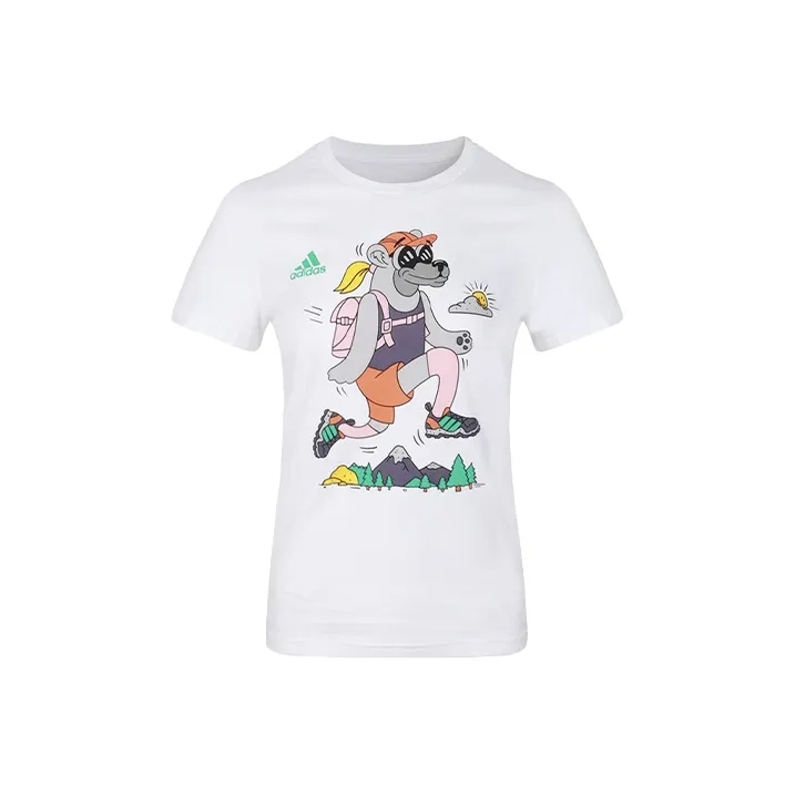 Adidas T Shirts Women's White