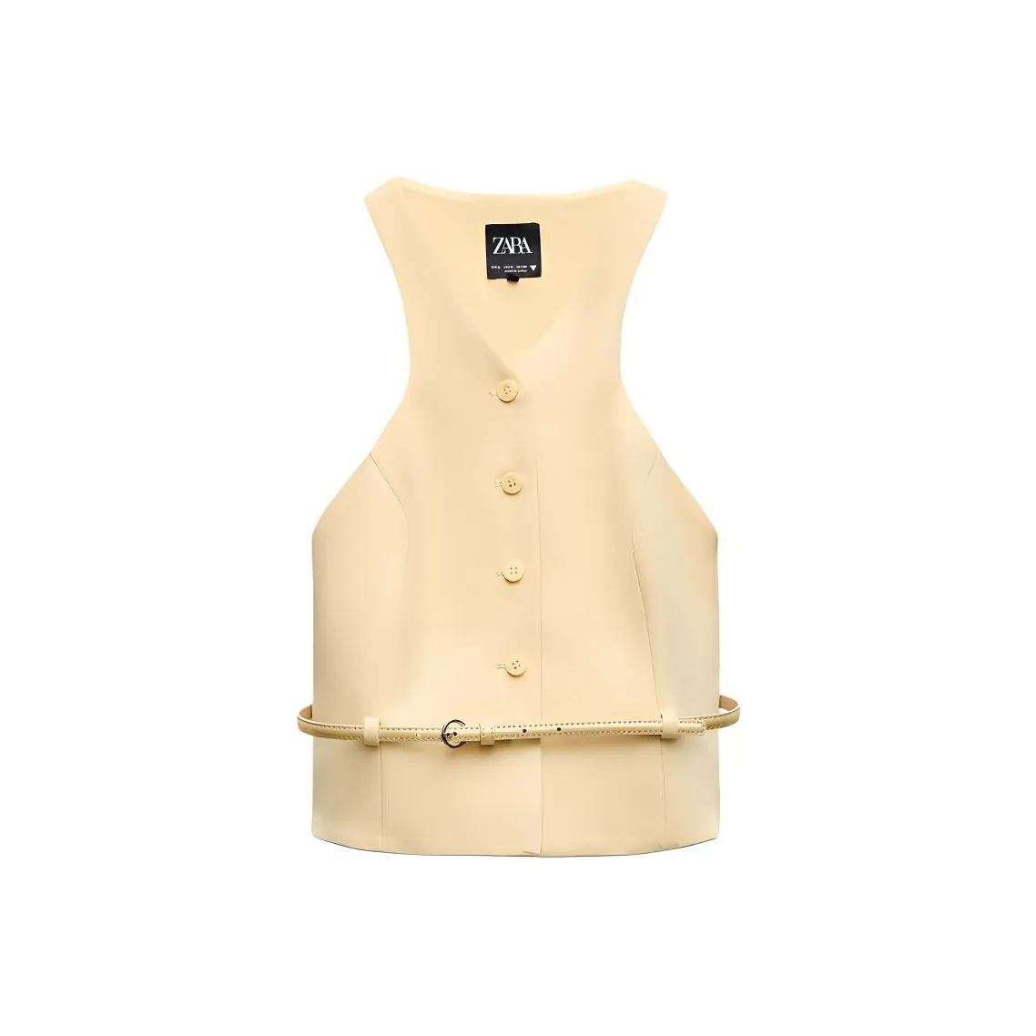 ZARA Желтые Женские Майки