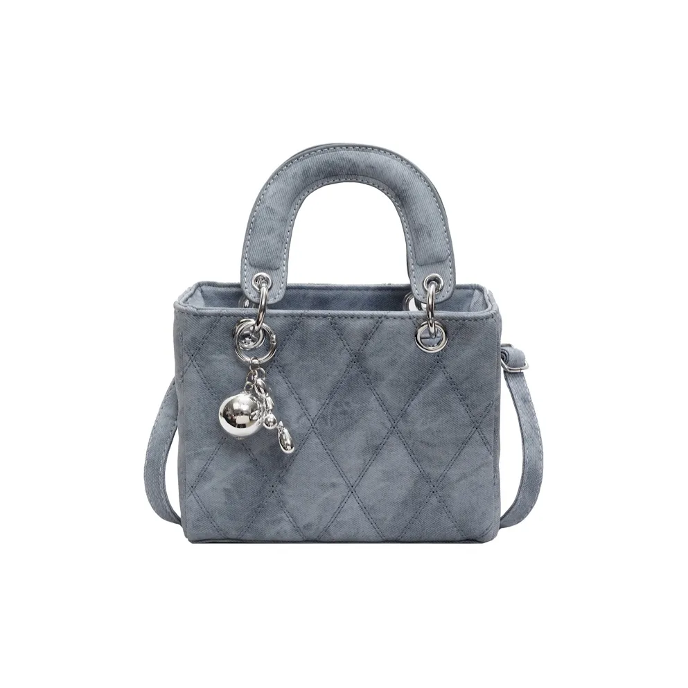 HCXK PU One Shoulder Handbag Women's Dark Tea/Khaki/Blue
