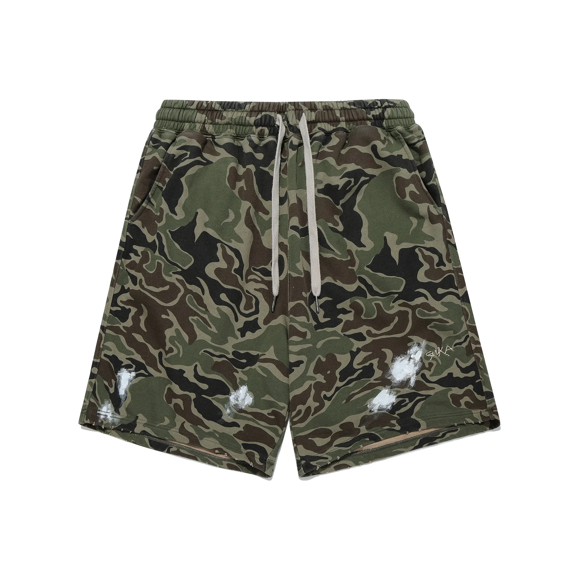 Guuka Knee Length Pants Men's Army Green