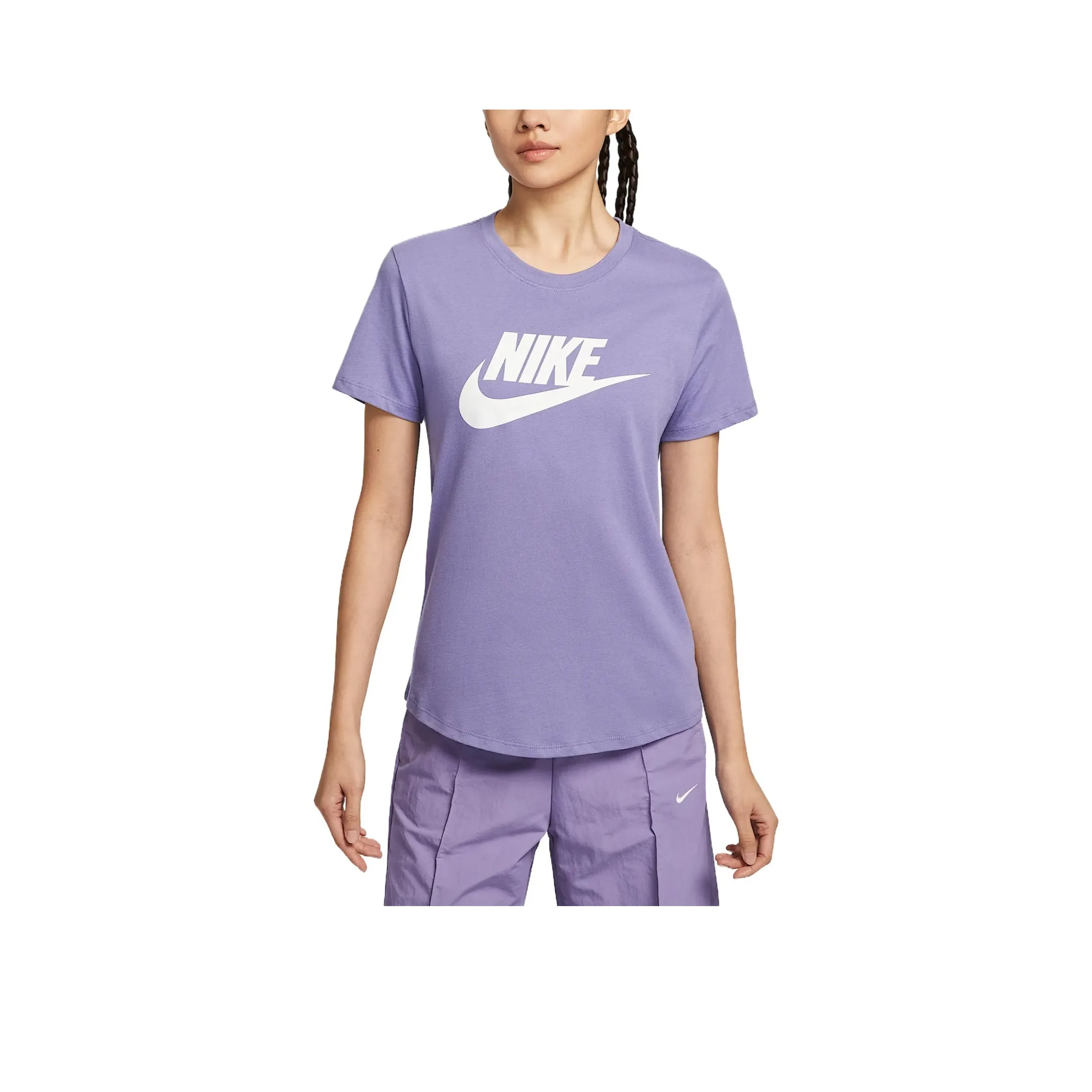 Nike Sportswear Essentials Series Стандартная футболка Женская Soft Purple