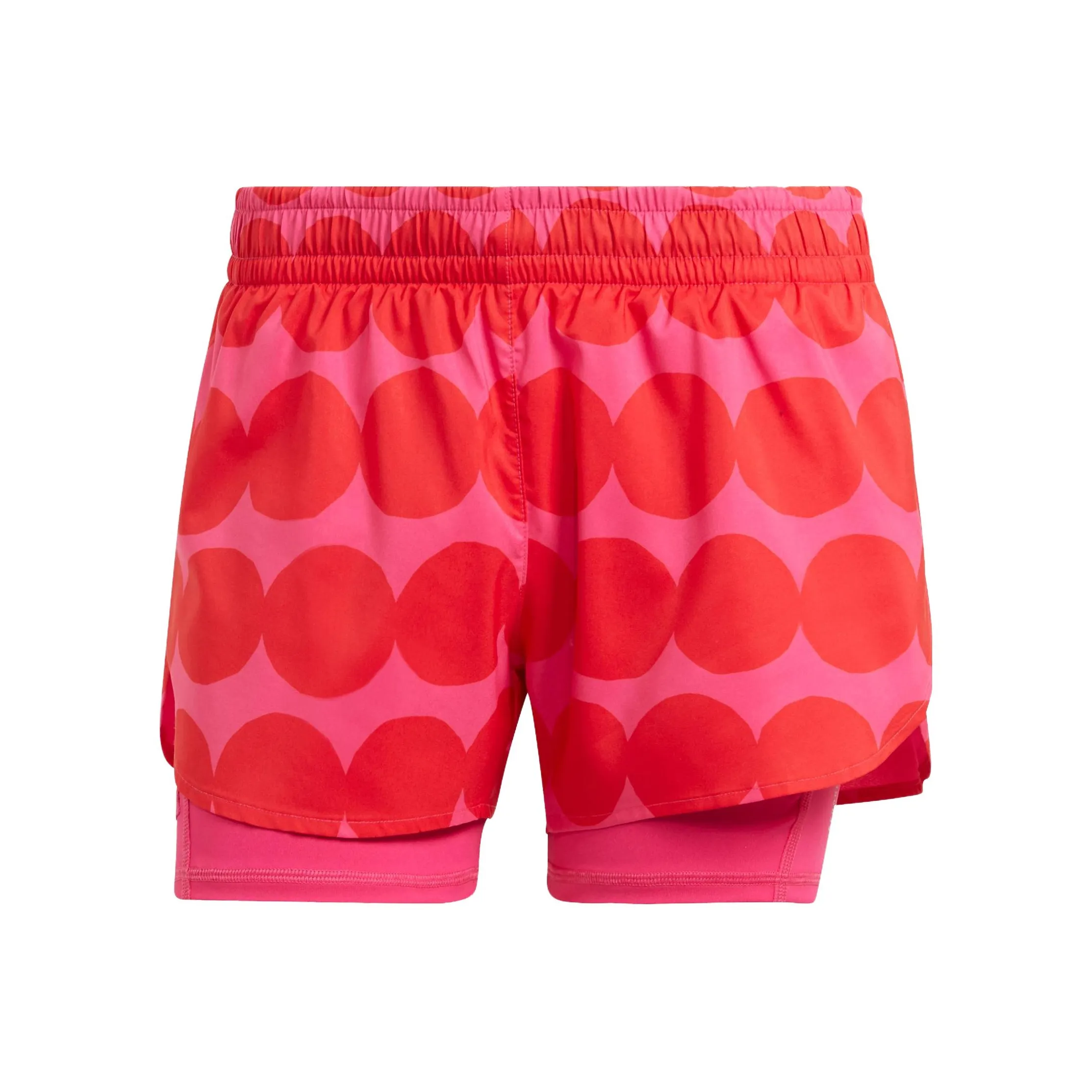 Adidas Женские спортивные шорты красного цвета