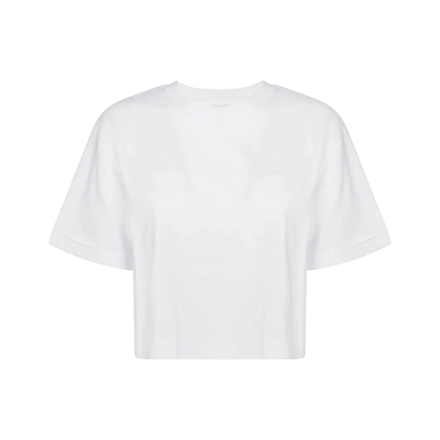 PINKO Douala Crewneck Cropped T Shirt