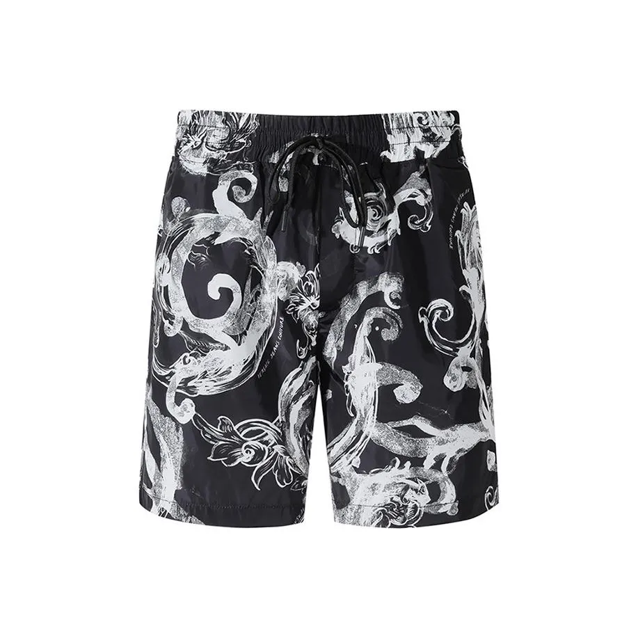 VERSACE JEANS COUTURE SS24 Повседневные шорты Мужские Черные