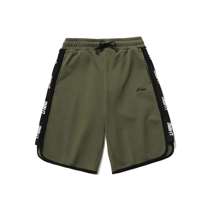 LINING Sports Fashion Collection Sports Shorts Men's Olive Green