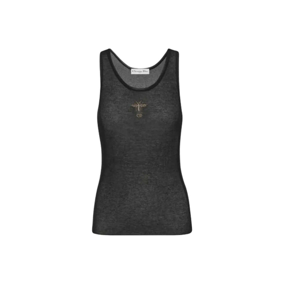 DIOR Tank Tops Women's Black