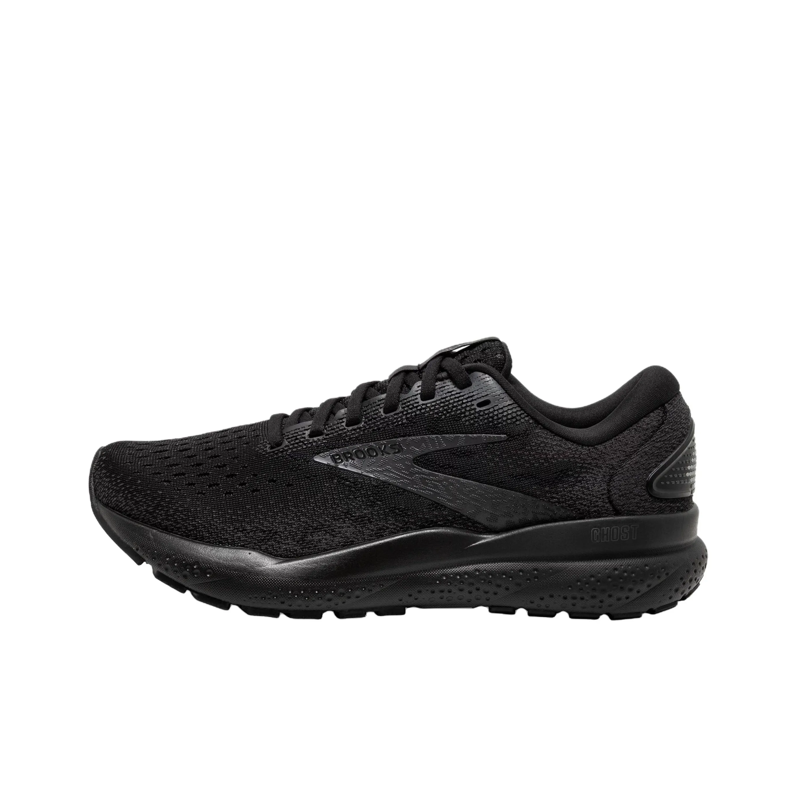 Brooks Ghost 16 Anti Slip Wear Resistant Low Top Casual Running Shoes Men's Black