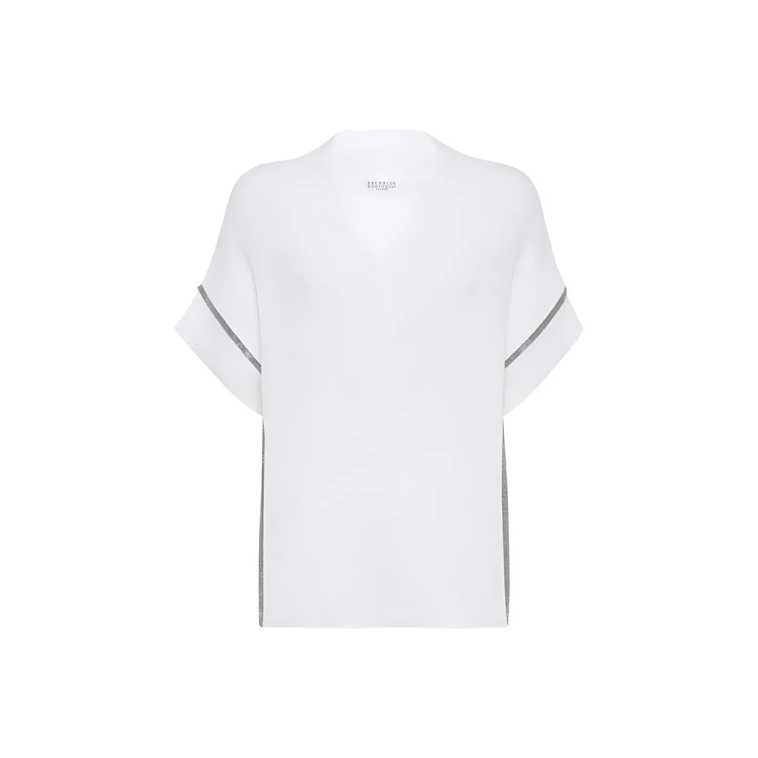 Brunello Cucinelli English Rib Knit T Shirt