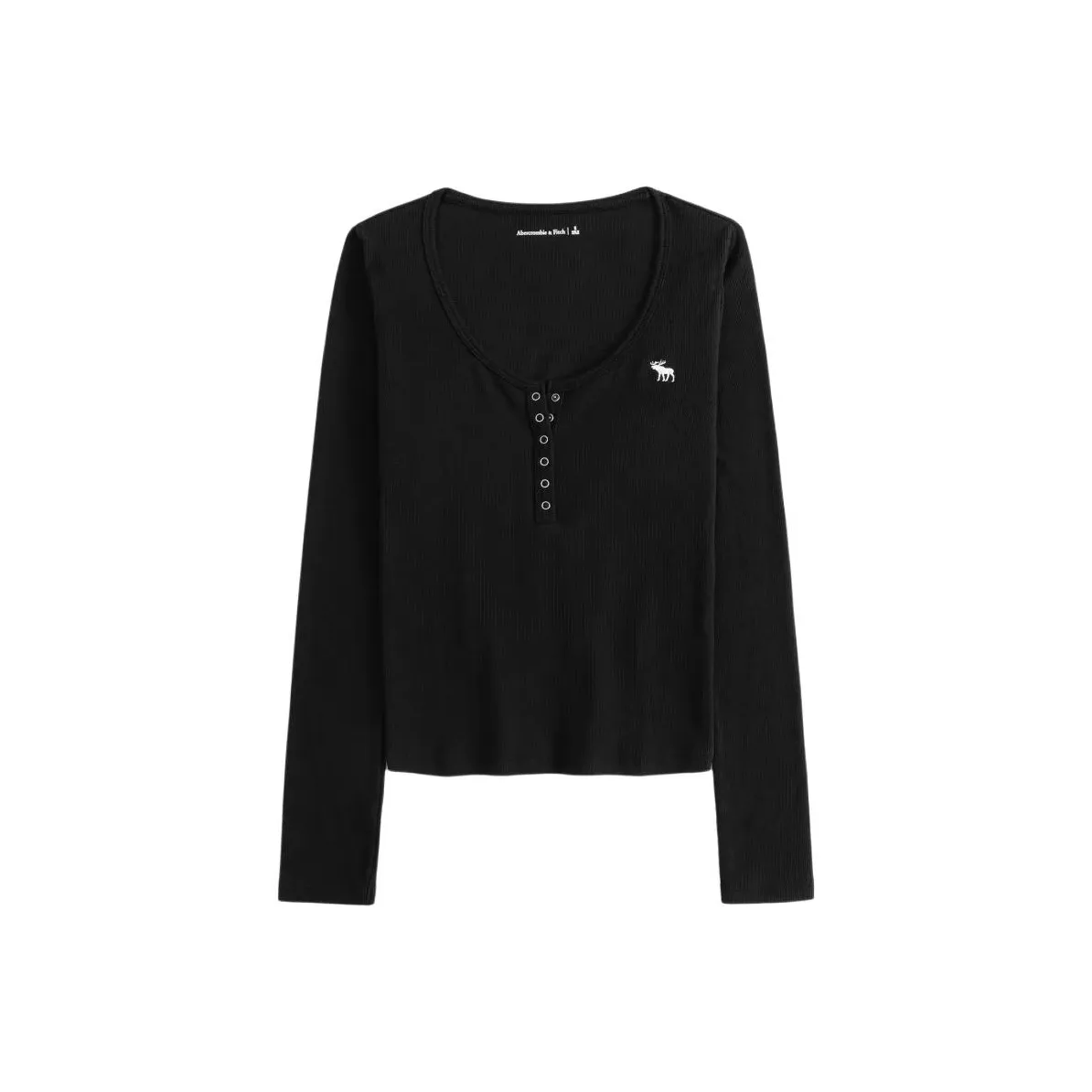 Abercrombie＆Fitch T shirt green Women's Black