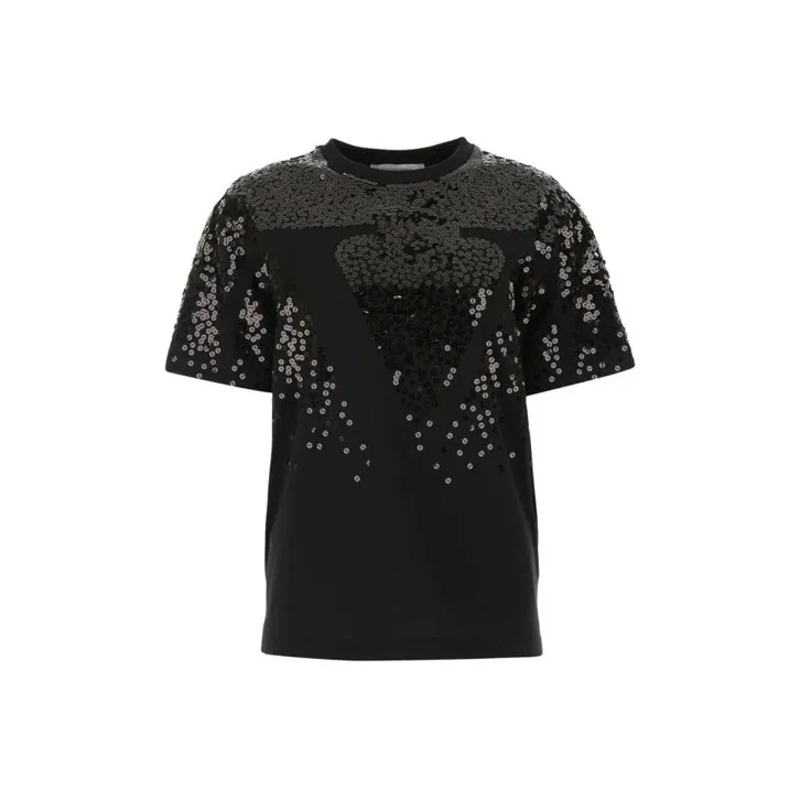 Valentino Черные Женские Т-рубашки