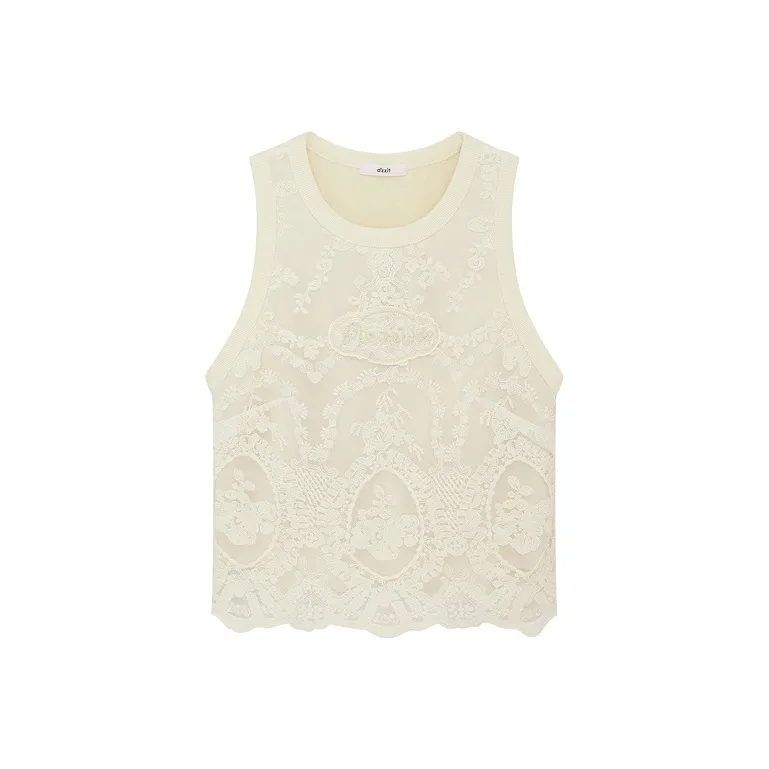 D'zzit Tank Tops Women's Light Yellow