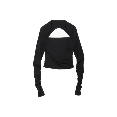 Helmut Lang Черные Женские Т-рубашки