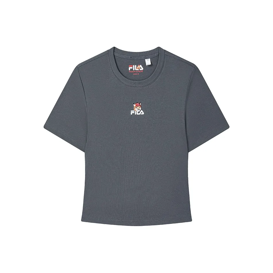 FILA Lifestyle T Shirt Women's Silent Phantom Gray