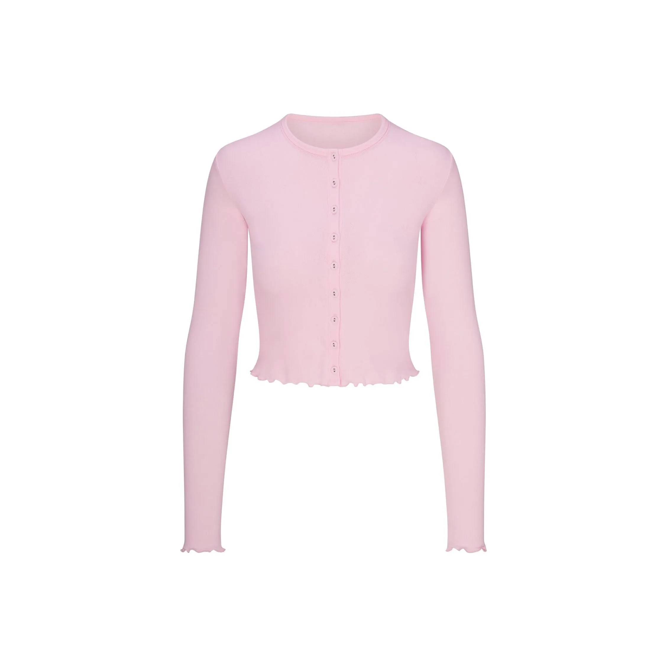 SKIMS Valentine's Day Collection T-Shirt Женская Вишневый цветок Розовый вишневый цветок