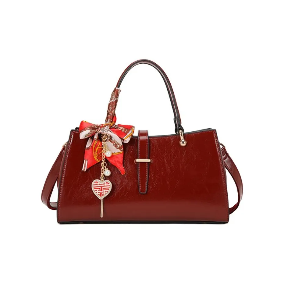 PAYOT Microfiber Synthetic Leather Bag Standard Women's Burgundy