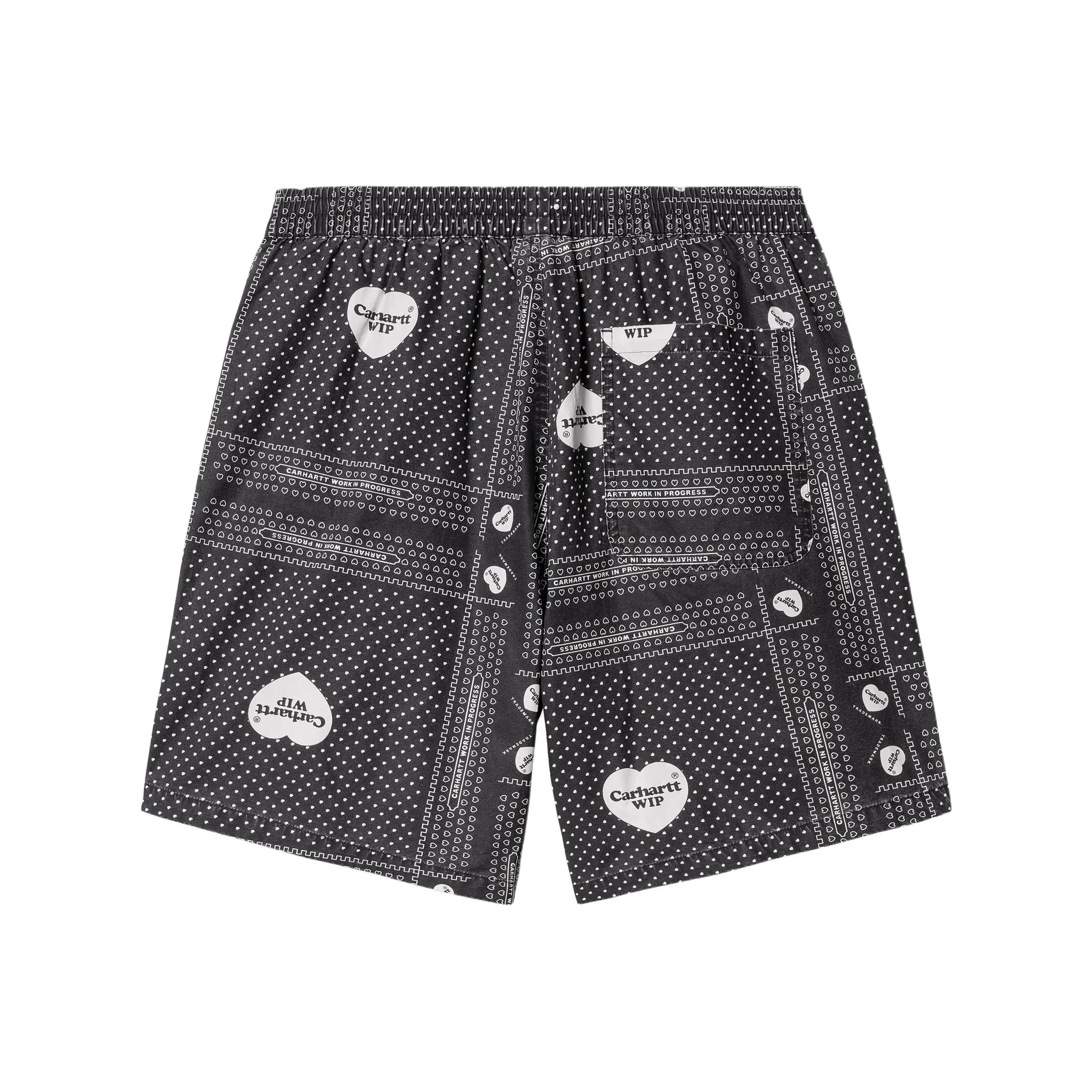 Carhartt WIP Heart Bandana Elasticated Waistband Shorts
