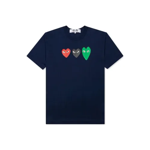COMME DES GARCONS SHIRT Женская футболка морского синего цвета