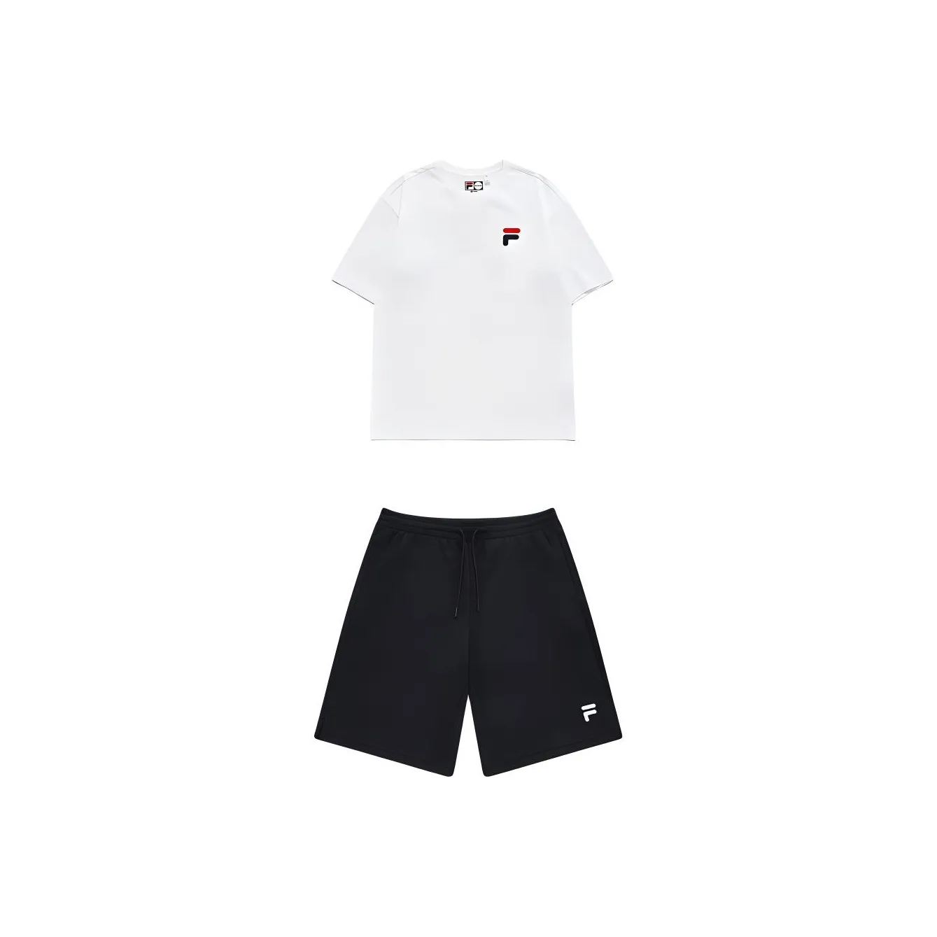 FILA FUSION TOKYO STUDIO Casual Sportswear Unisex Standard White Black