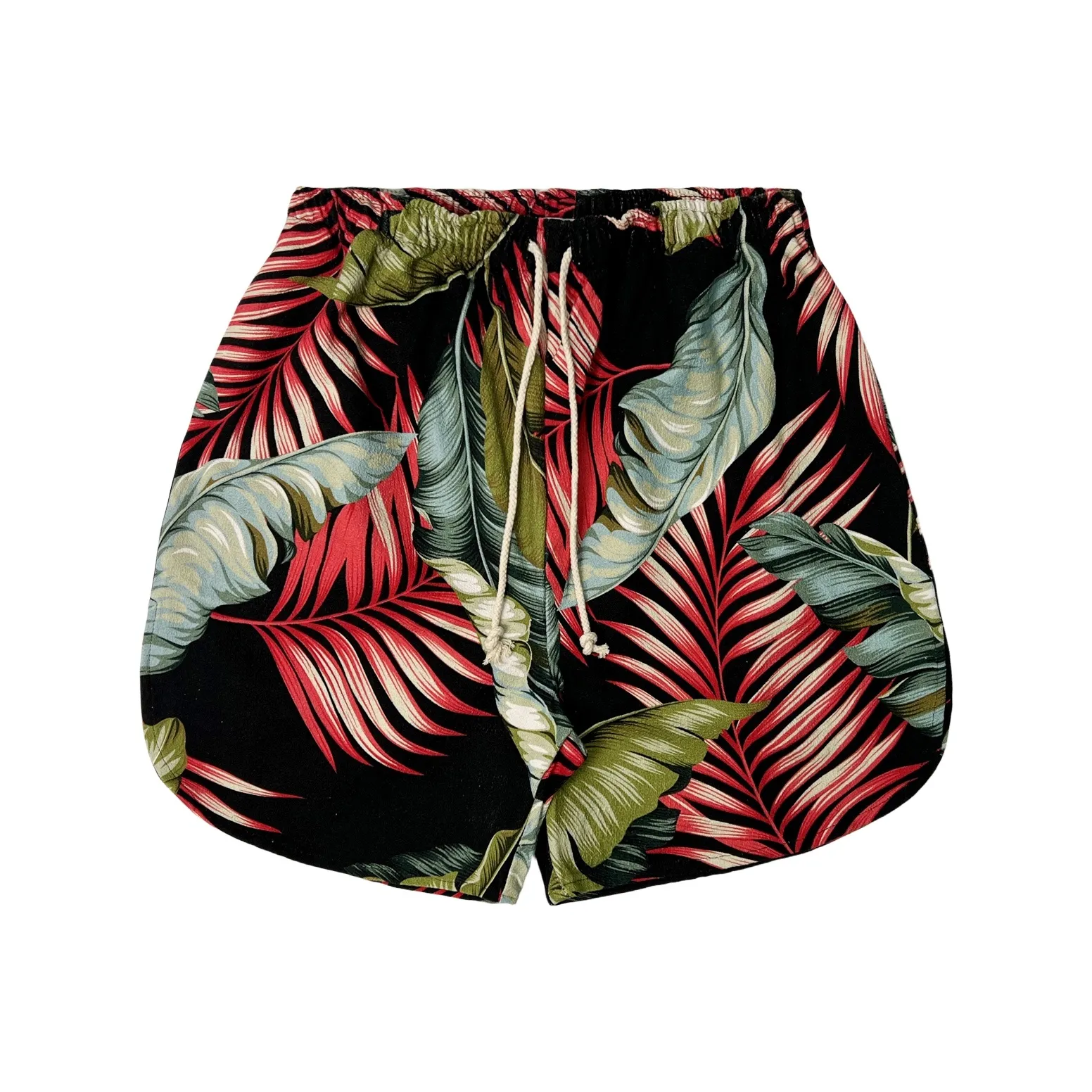 JUNGLE GURL Дышащие Баскетбольные Шорты Унисекс Красный Лист Бананового Дерева