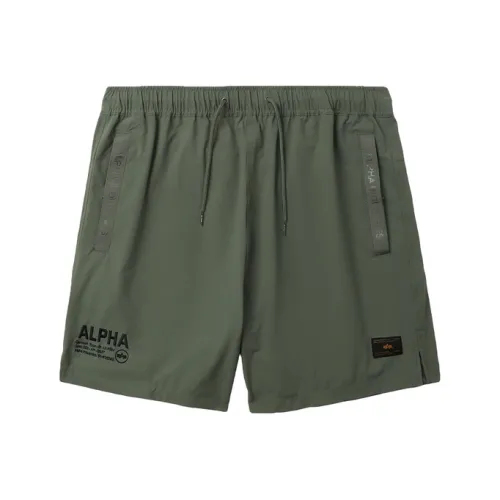 Alpha Industries KHD/Армейский зеленый Унисекс Повседневные шорты