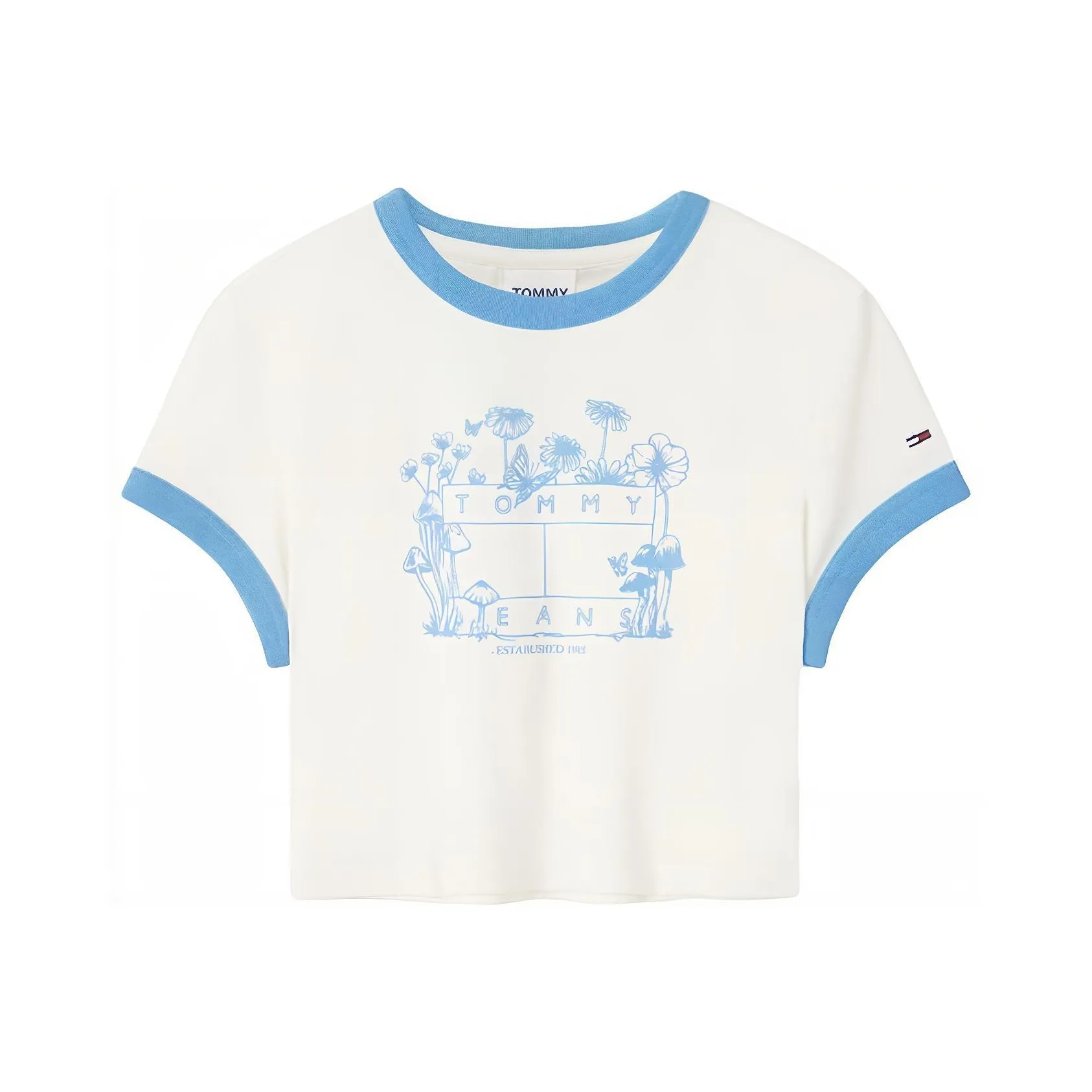 Tommy Hilfiger Regular T Shirt Women's Blue White