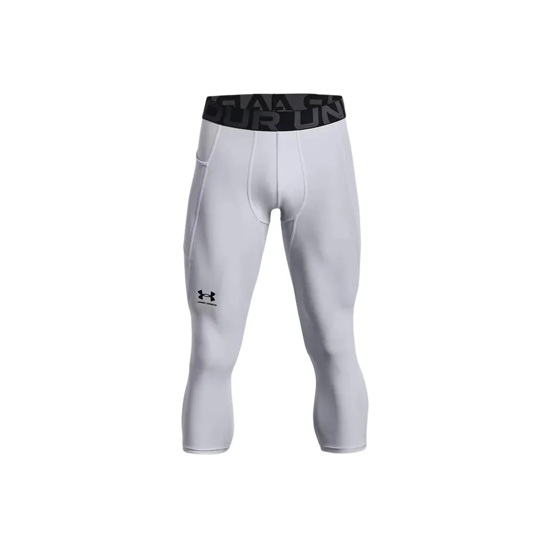 Under Armour HeatGear® Спортивные брюки Мужские Серый Белый