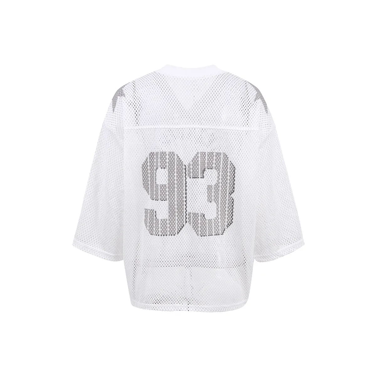 Ariseism Regular V Neck Print 3/4 Sleeved T Shirt Loose Fit Top Cover Up Women's