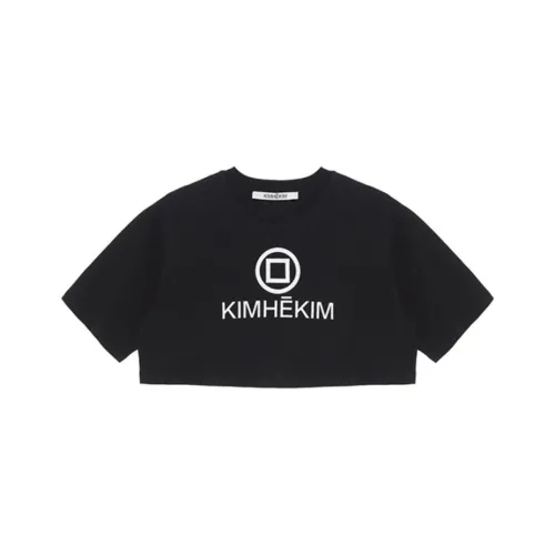 KIMHEKIM Черный Женские Короткие Топы