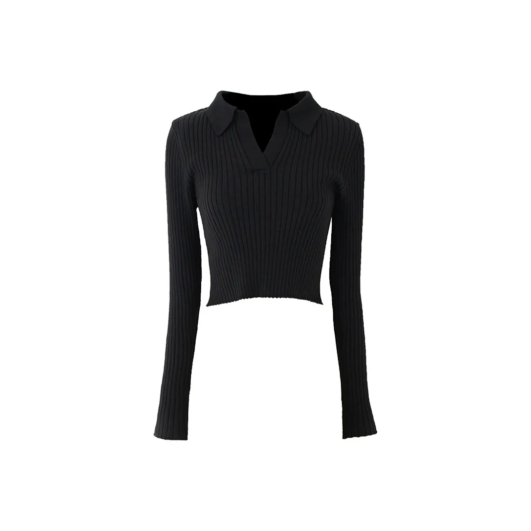 SOON FLOWER Crop Top Женский Черный