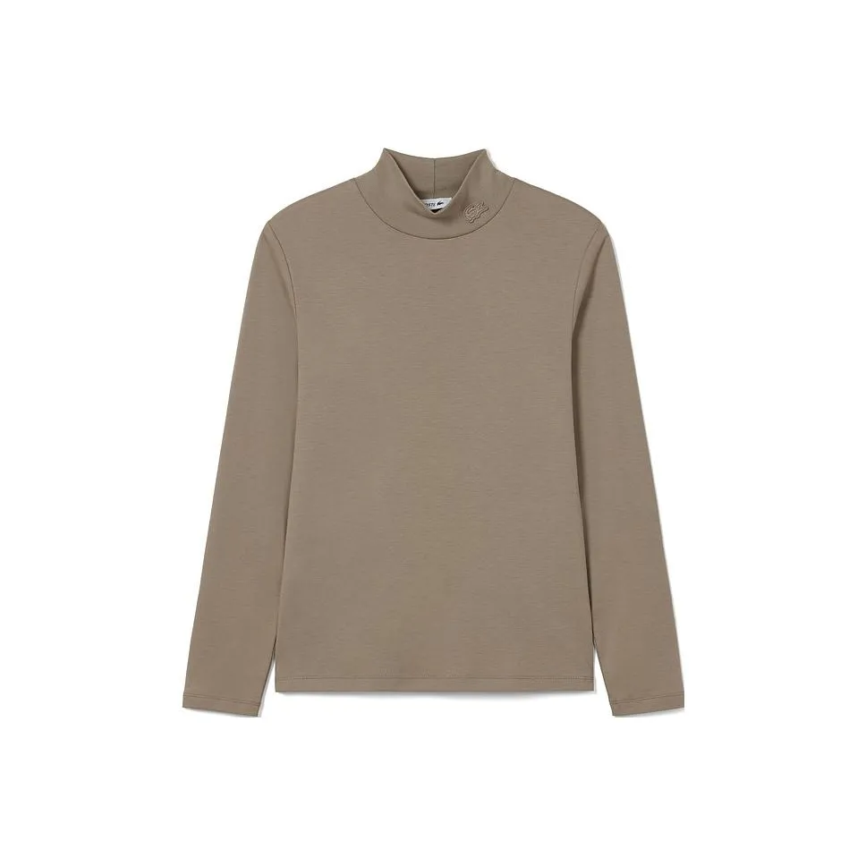 LACOSTE Женские рубашки цвета верблюжий