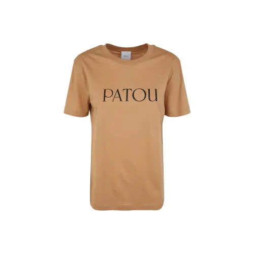 PATOU Коричневые Женские Т-рубашки