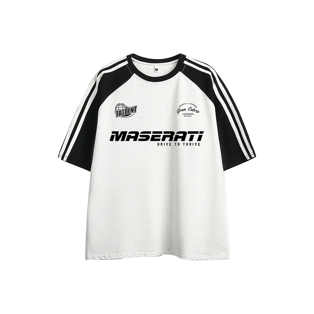 Maserati Raglan Sleeve T Shirt Unisex