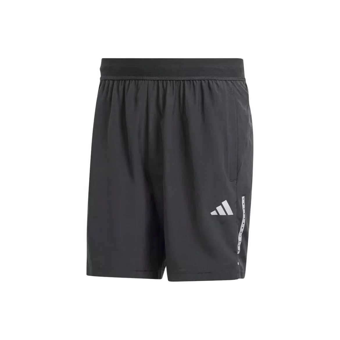 Adidas Gym+ Training Woven logo shorts Sports logo shorts Men's Black