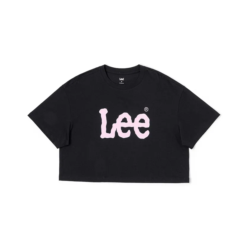Ли совместный модель SS25 Стандартная T-рубашка Женская Черная
