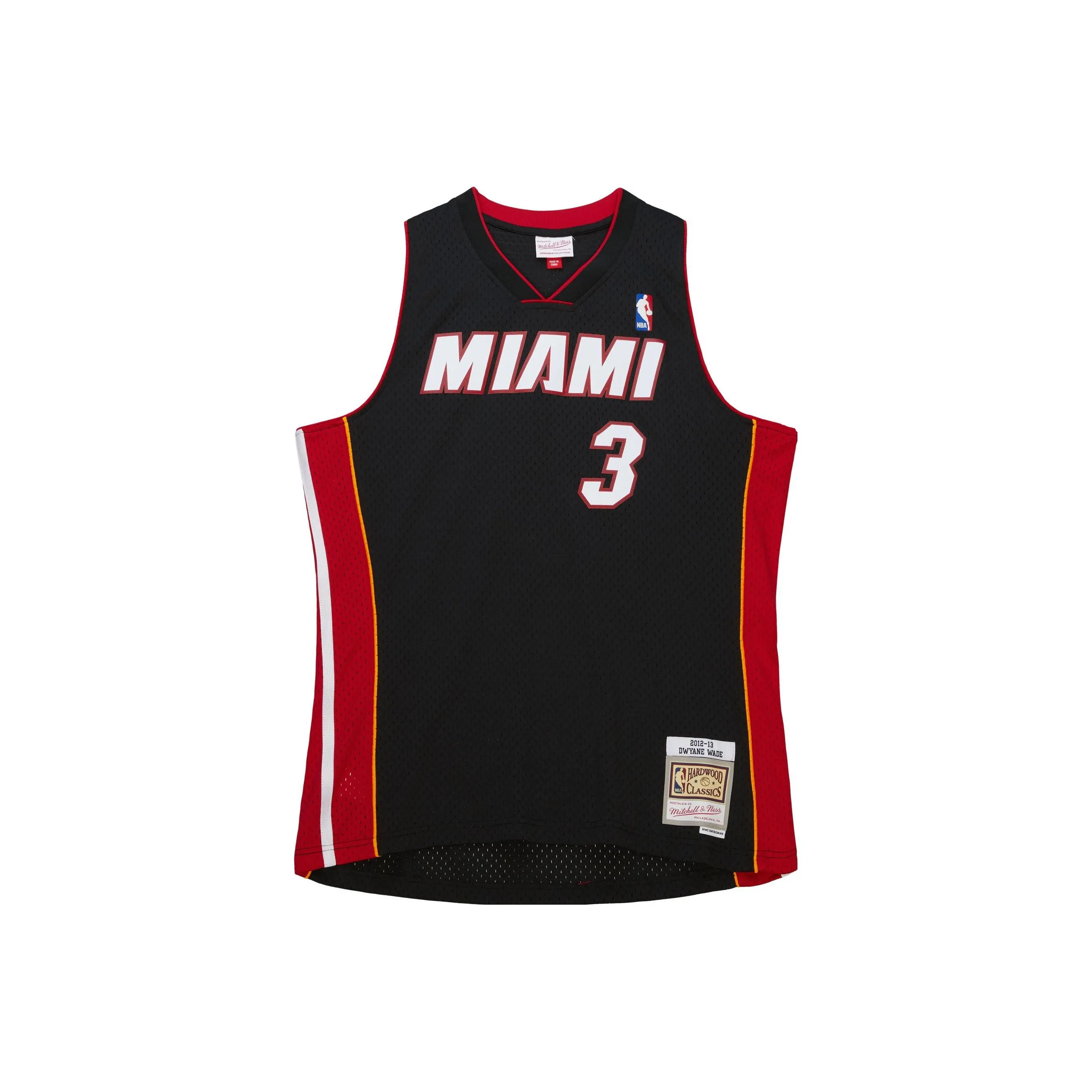 Mitchell Ness Road Finals 'NBA Miami Heat 2012 Dwyane Wade' Jersey